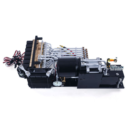 LESU 1:14 Scale LR945 RC Hydraulic Excavator Metal Remote Controlled Earth Digger 945 Model Kits Unassembled Unpainted With Lights