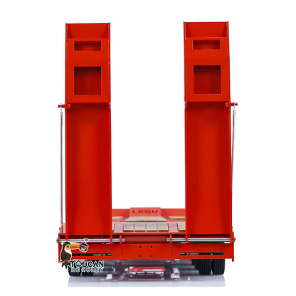 LESU 1/14 Metal RC Flatbed Trailer Transport Vehicle for RC Tractor Truck Model Remote Control Construction Enthusiasts