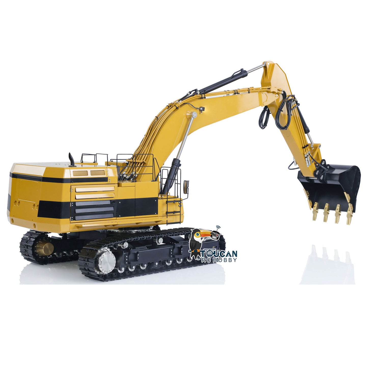 LESU C374F Metal 1/14 RC Hydraulic Excavator Remote Controlled Heavy Digger Model Sound Smoke Light LCD Screen 6CH Valve Motor