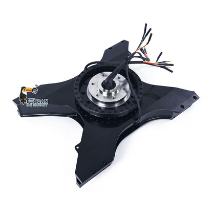 LESU 1:14 Scale LR945 RC Hydraulic Excavator Metal Remote Controlled Earth Digger 945 Model Kits Unassembled Unpainted With Lights