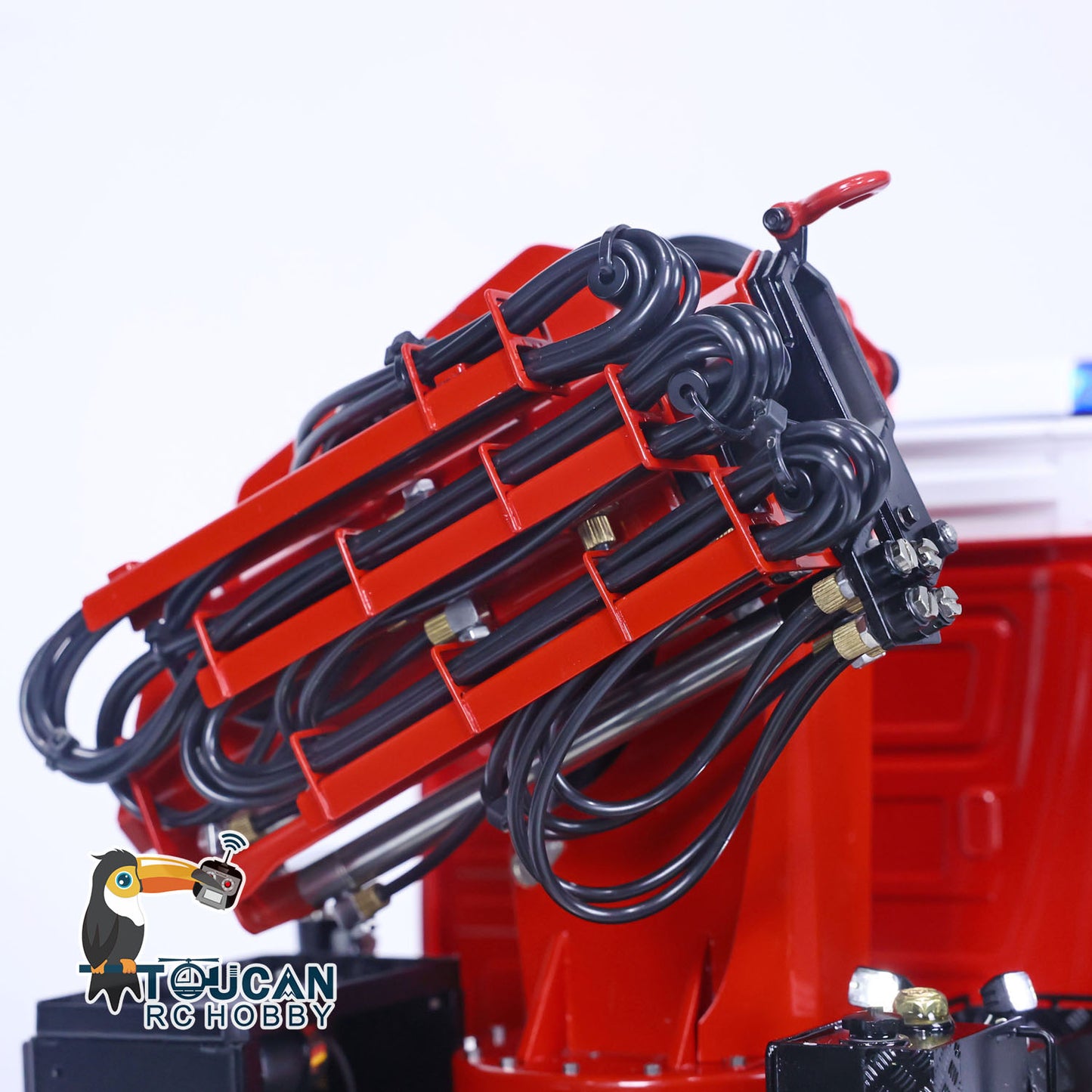 8x8 TOUCAN 1/14 RC Tractor Truck Remote Control Hydraulic Crane Cars Metal Chassis