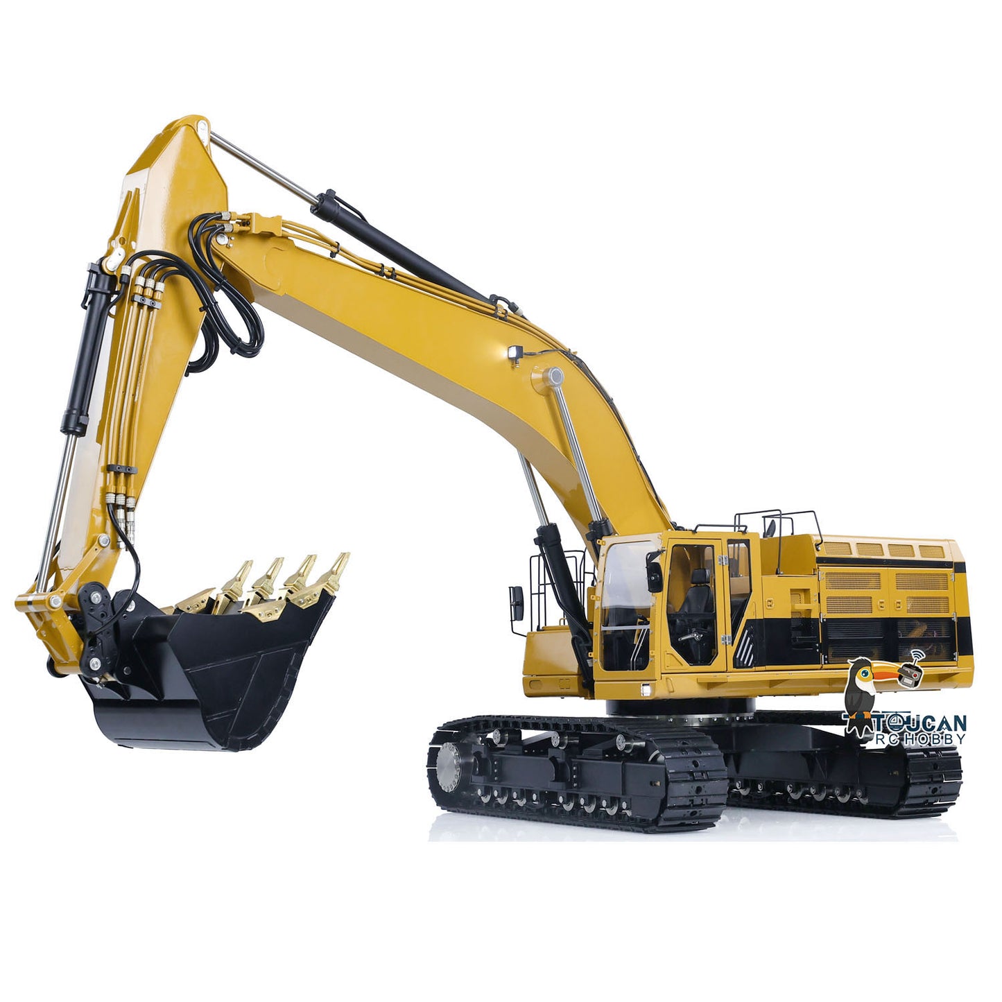 Metal LESU RTR 1/14 RC Hydraulic Excavator C374F Radio Controlled Digger Heavy Machine Flysky PL18EV LITE Battery Sound Smoke