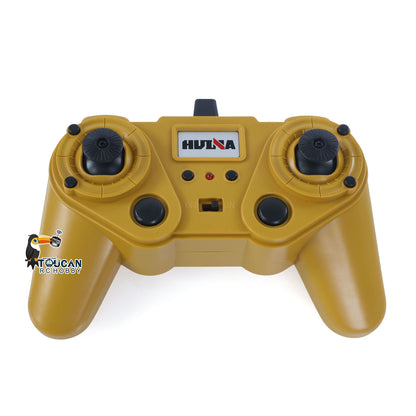 In Stock HUINA Toy 1/14 RC Tracked Excavator Car Ready To Run 592 Model Assembled Painted Gifts 2.4Ghz Radio Light Sound Tracks Battery