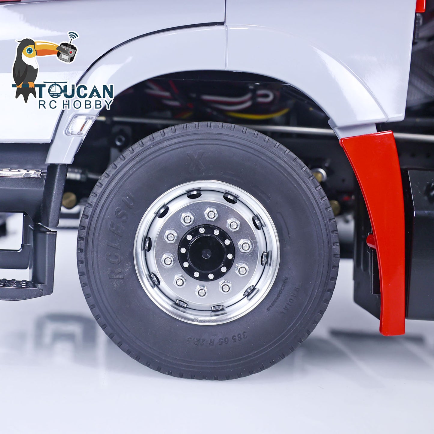 8x8 TOUCAN 1/14 RC Tractor Truck Remote Control Hydraulic Crane Cars Metal Chassis