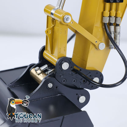 LESU C374F Metal 1/14 RC Hydraulic Excavator Remote Controlled Heavy Digger Model Sound Smoke Light LCD Screen 6CH Valve Motor