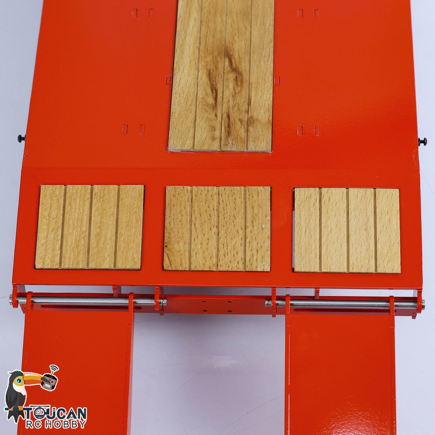 LESU 1/14 Metal RC Flatbed Trailer Transport Vehicle for RC Tractor Truck Model Remote Control Construction Enthusiasts