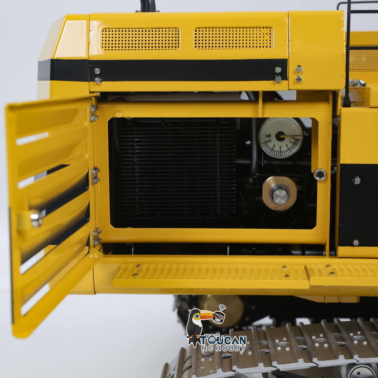 LESU C374F 1/14 Metal RC Hydraulic Excavator B0001 RTR Brushless Motor 6CH Brass Valve Quick Release Coupler Smoke LCD Screen Sound Light System PL18EV Lite Controller