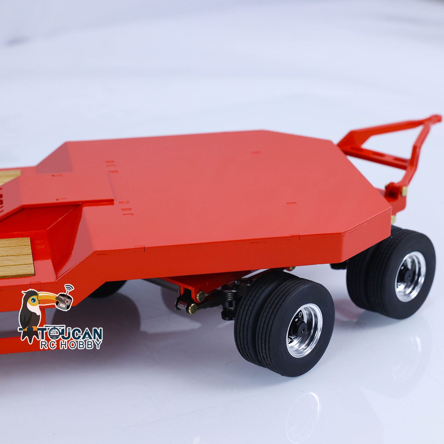 LESU 1/14 Metal RC Flatbed Trailer Transport Vehicle for RC Tractor Truck Model Remote Control Construction Enthusiasts