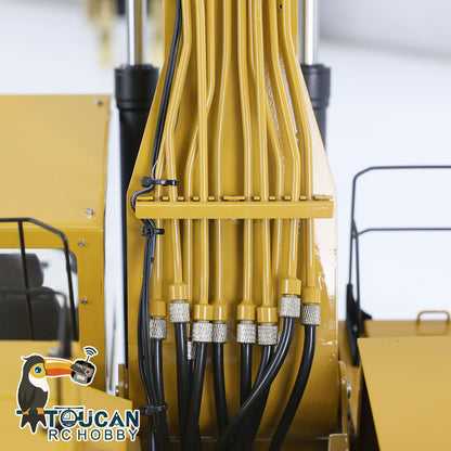 Metal LESU RTR 1/14 RC Hydraulic Excavator C374F Radio Controlled Digger Heavy Machine Flysky PL18EV LITE Battery Sound Smoke