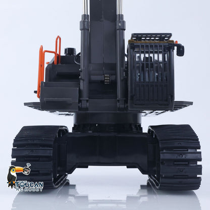 In Stock HUINA Toy 1/14 RC Tracked Excavator Car Ready To Run 592 Model Assembled Painted Gifts 2.4Ghz Radio Light Sound Tracks Battery