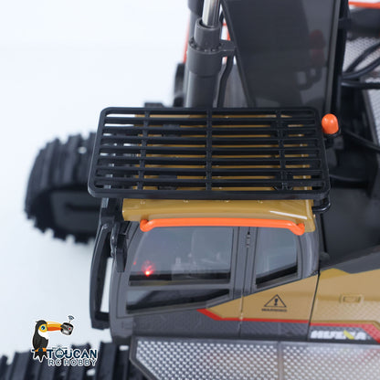 In Stock HUINA Toy 1/14 RC Tracked Excavator Car Ready To Run 592 Model Assembled Painted Gifts 2.4Ghz Radio Light Sound Tracks Battery