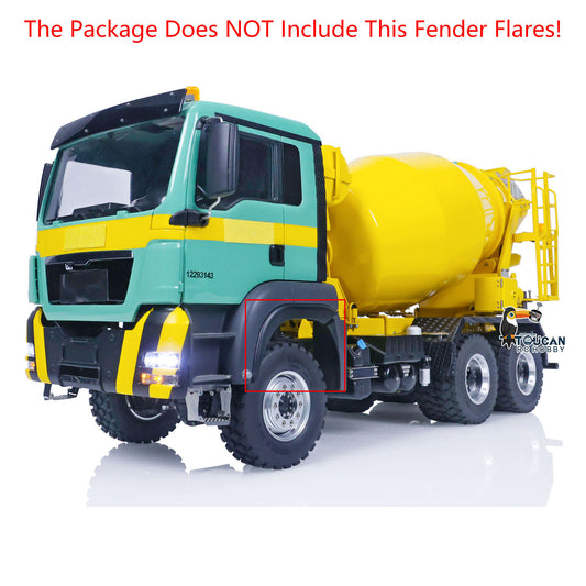 LESU 1/14 Scale RC Mixer Truck 6x6 for Painted Assembled Remote Control Agitating Lorry Model Sound Light System Motor Servo ESC