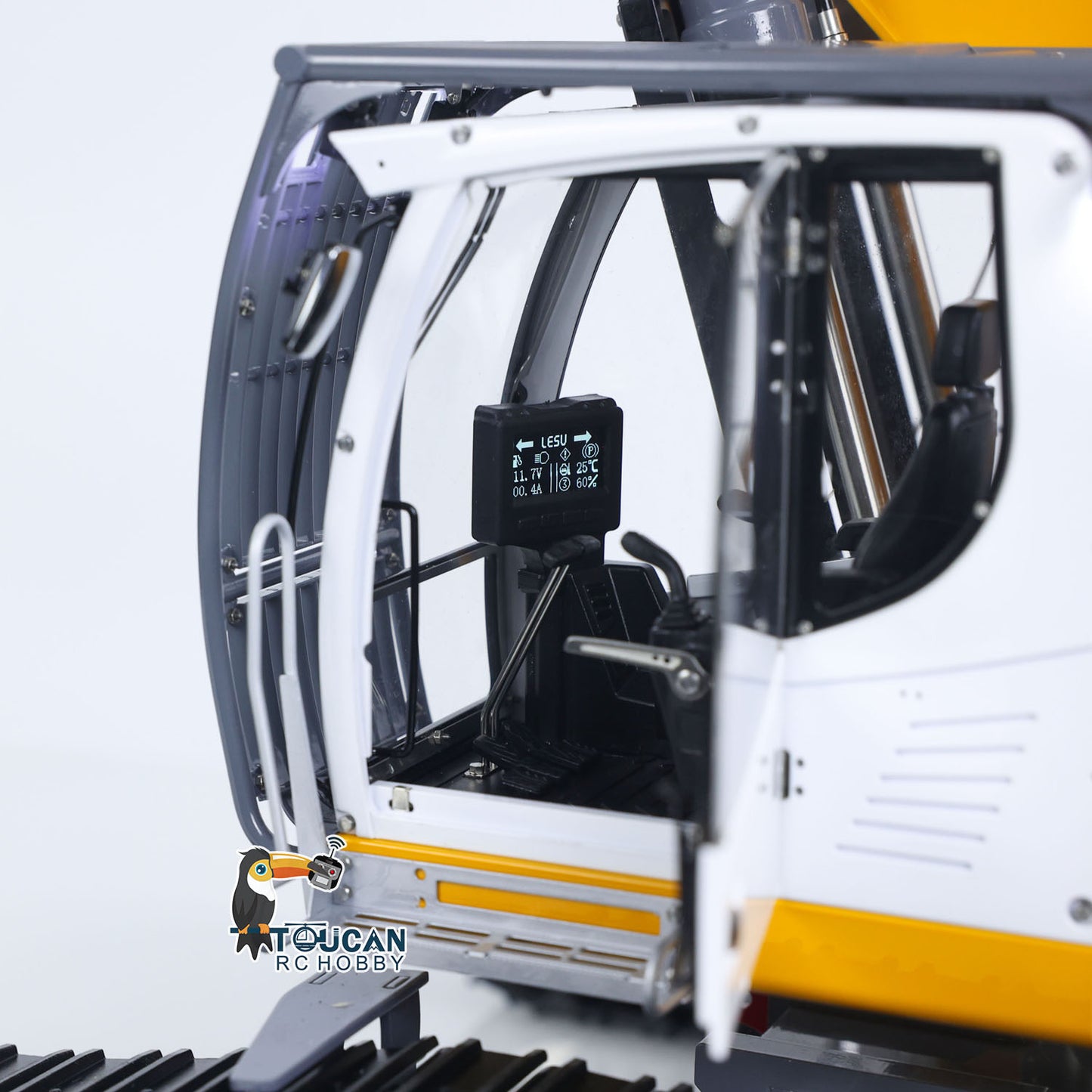 Second Hand 1/14 RC Full Hydraulic Demolition Excavator LESU LR960 Digger Battery Frsky XE