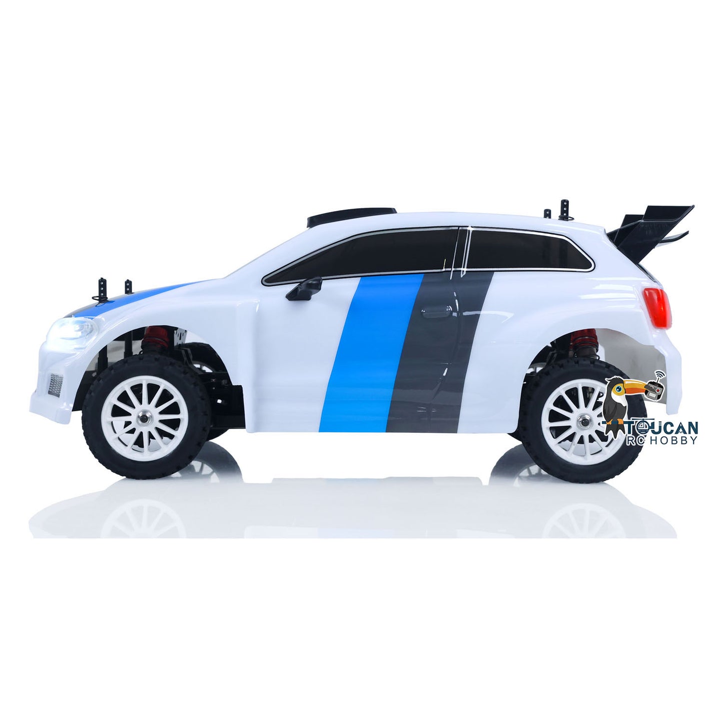 US Stock 1004 1/10 70KM/H 4*4 Remote Control Rally Car RC Brushless Electric Racing Vehicle Hobbywing 60A ESC 3 Differentials Metal Gears