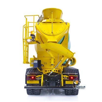 LESU 1/14 Scale RC Mixer Truck 6x6 for Painted Assembled Remote Control Agitating Lorry Model Sound Light System Motor Servo ESC