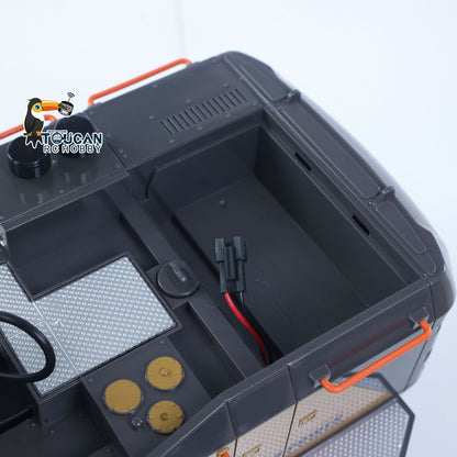 In Stock HUINA Toy 1/14 RC Tracked Excavator Car Ready To Run 592 Model Assembled Painted Gifts 2.4Ghz Radio Light Sound Tracks Battery