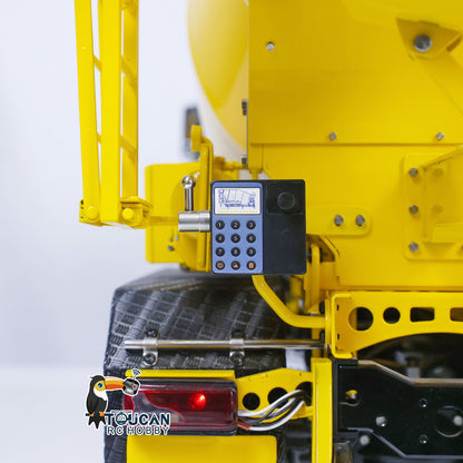 LESU 1/14 Scale RC Mixer Truck 6x6 for Painted Assembled Remote Control Agitating Lorry Model Sound Light System Motor Servo ESC