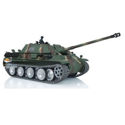 TOUCAN RC HOBBY Henglong 1/16 TK7.0 Profession German Jadpanther RTR RC Tank 3869 FPV Smoke Infrared Combat BB Unit Metal Sprockets Idlers Road Wheels Tracks