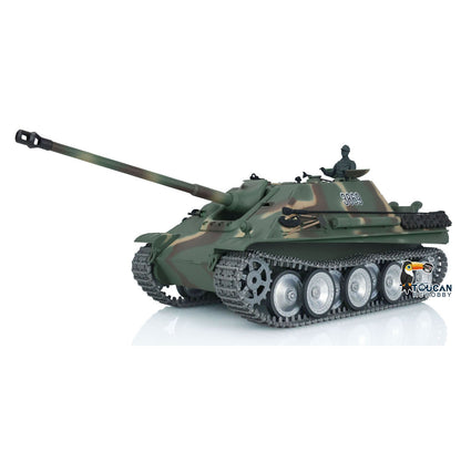 TOUCAN RC HOBBY Henglong 1/16 TK7.0 Profession German Jadpanther RTR RC Tank 3869 FPV Smoke Infrared Combat BB Unit Metal Sprockets Idlers Road Wheels Tracks