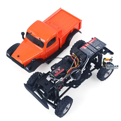 UDIRC UCX2401 4WD 2Speed Gearbox 1/24 Remote Control Crawler RC Off Road Car Metal Chassis Rail RTR Brushed Motor Light No Sound