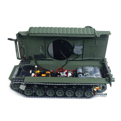 TOUCAN TUSK II 1/16 Metal Remote Control Tank 3918 Abrams M1A2 IR Dual Flow Gearbox Turret 360 Rotation Barrel Recoil Elevation