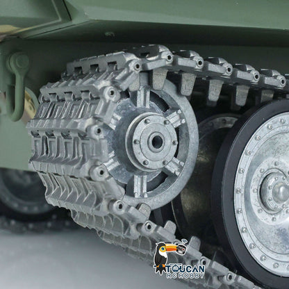 TOUCAN RC HOBBY Henglong 1/16 TK7.0 Profession German Jadpanther RTR RC Tank 3869 FPV Smoke Infrared Combat BB Unit Metal Sprockets Idlers Road Wheels Tracks