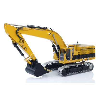 In Stock LESU 1/14 Metal Hydraulic RC Excavator C374F Remote Control Heavy Construction Digger Model Paladin PL18EV LITE 6CH Valve Sound Light Battery LCD Screen Motor