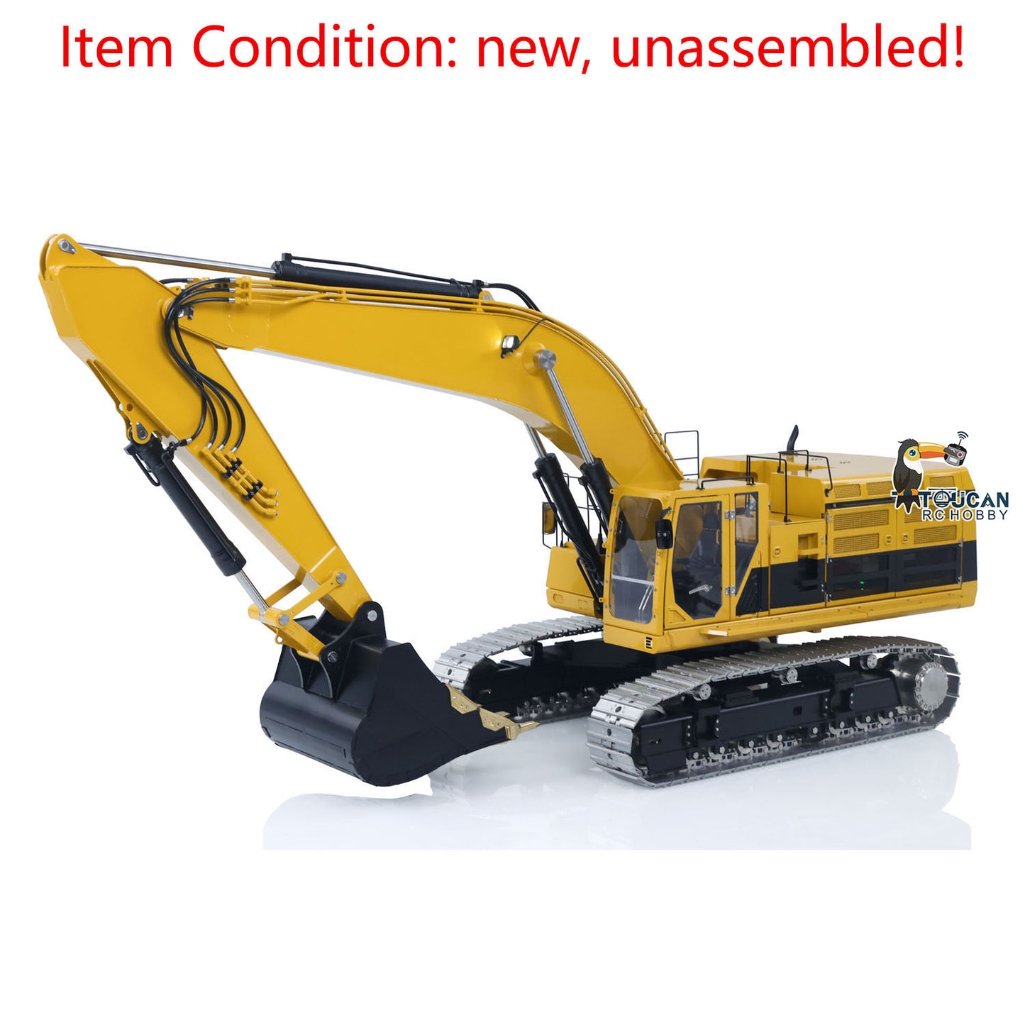 LESU Metal 1/14 Hydraulic RC Excavator C374F Unassembled KIT Remote Control Digger Heavy Construction Car 6CH Valve LCD Screen