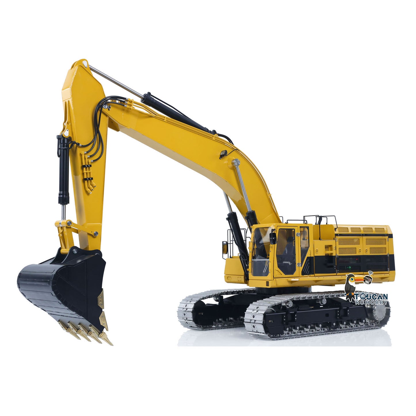 In Stock LESU 1/14 Metal Hydraulic RC Excavator C374F Remote Control Heavy Construction Digger Model Paladin PL18EV LITE 6CH Valve Sound Light Battery LCD Screen Motor