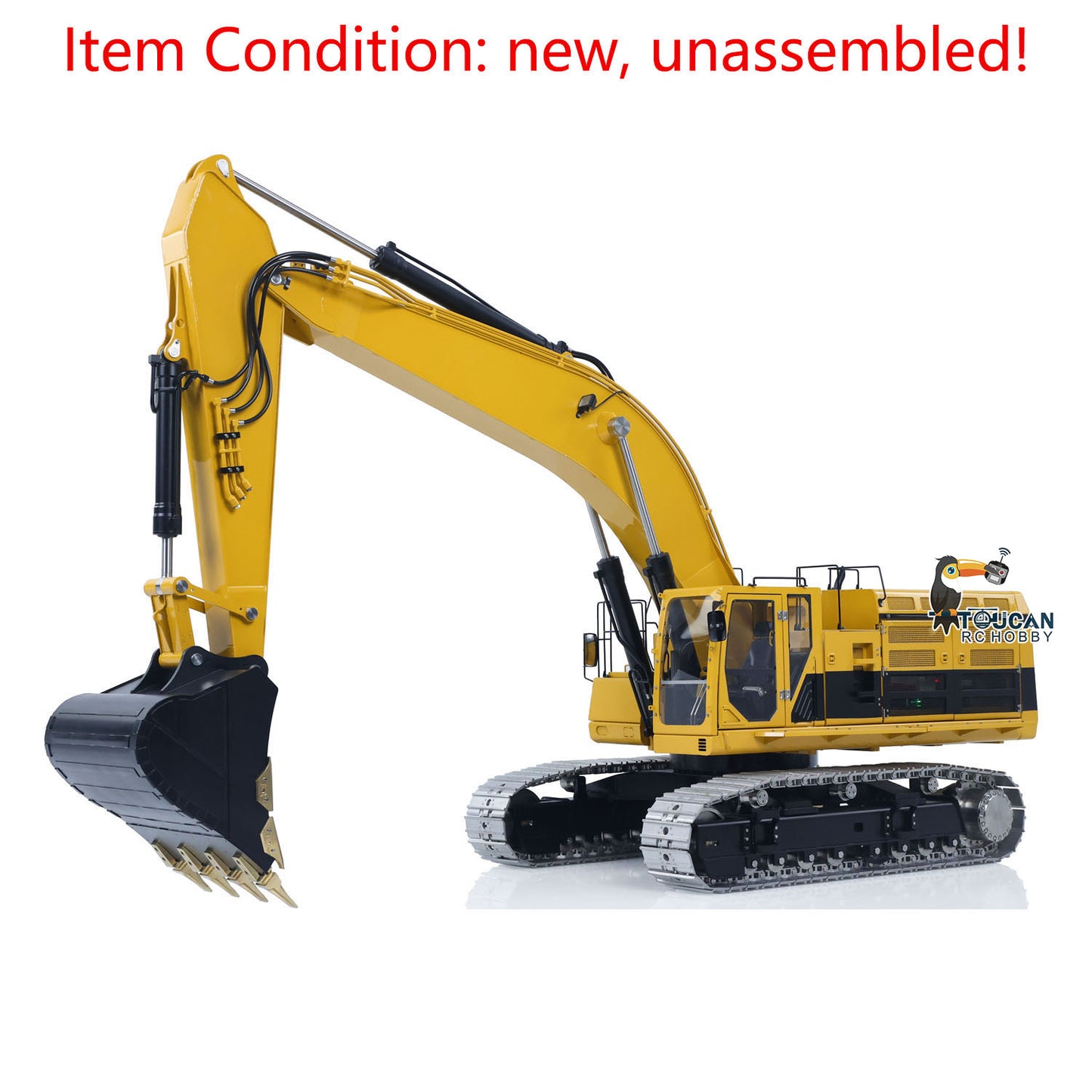 LESU Metal 1/14 Hydraulic RC Excavator C374F Unassembled KIT Remote Control Digger Heavy Construction Car 6CH Valve LCD Screen