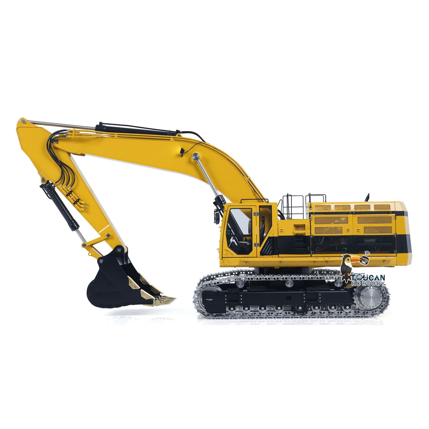 LESU C374F 1/14 Metal Hydraulic RC Excavator B0001 RTR PL18EV Lite Radio Controller LCD Screen Hobbywing Brushless ESC Sound & Light System