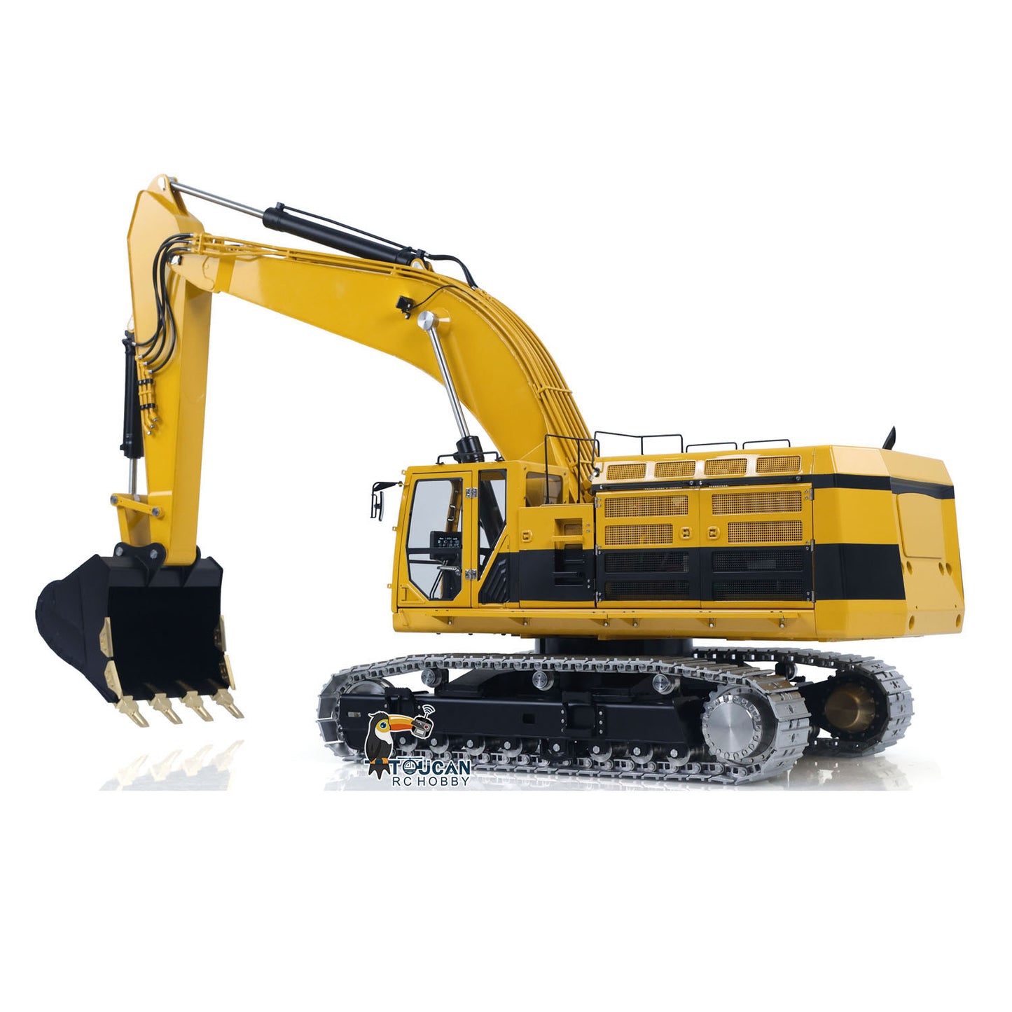 LESU C374F 1/14 Metal Hydraulic RC Excavator B0001 RTR PL18EV Lite Radio Controller LCD Screen Hobbywing Brushless ESC Sound & Light System