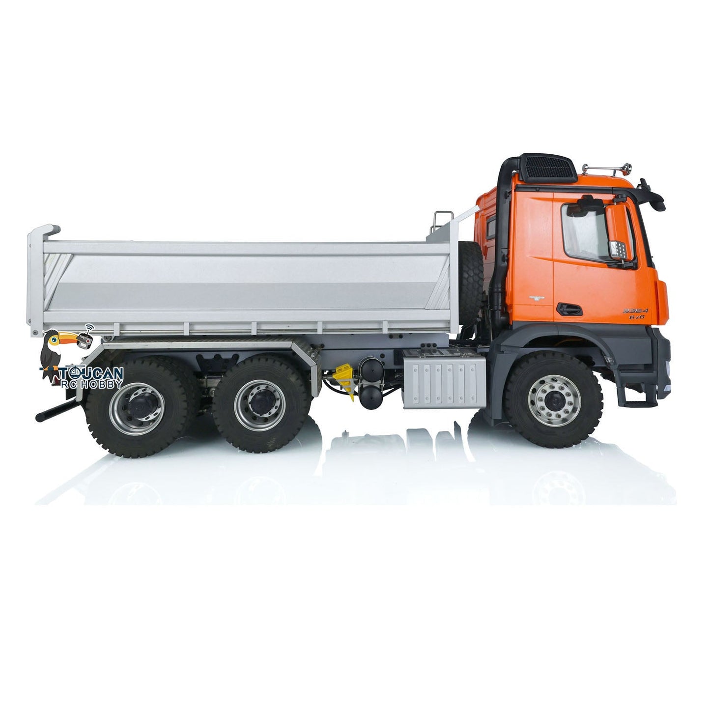 Fast Free Shipping Kabolite 6x6 Hydraulic RC Dumper Truck 1/14 K3364 Tipper Cars Simulation Vehicle Model 2Speed Gearbox Motor