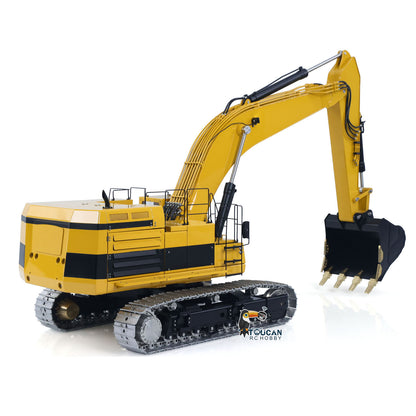 LESU C374F 1/14 Metal Hydraulic RC Excavator B0001 RTR PL18EV Lite Radio Controller LCD Screen Hobbywing Brushless ESC Sound & Light System