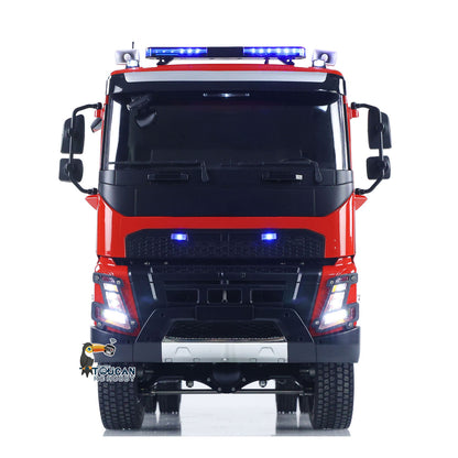 TOUCAN RC HOBBY 1/14 RTR Electric Model Car 4X4 Metal Axles Gearbox Remote Control Fire Fighting Vehicle Flysky i6S Radio 2Speed Light Sound