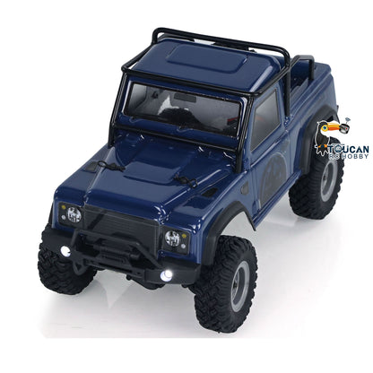In Stock 1:24 4x4 4WD RC Off-road Vehicles Mini Remote Control Climbing Crawler Car DIY Simulation Model ESC Servo Light System