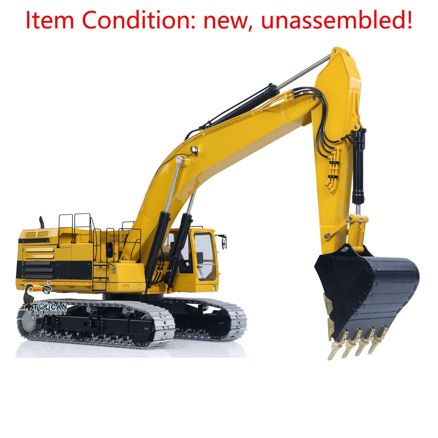 LESU Metal 1/14 Hydraulic RC Excavator C374F Unassembled KIT Remote Control Digger Heavy Construction Car 6CH Valve LCD Screen