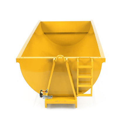 1/14 Metal U Shape Bucket for 10x10 Remote Control Hydraulic Roll On Off Tipper 8x8 RC Full Dumper 770S Model Upgrade Part