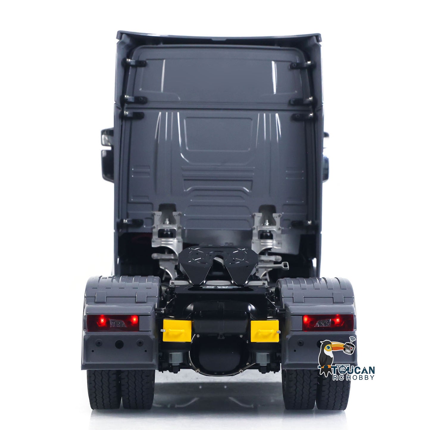 Metal Chassis Fifth Wheel 4X4 1/14 3Speed Radio Control Tractor Truck 770S Axle Locks Brushed ESC Motor Light System No Battery