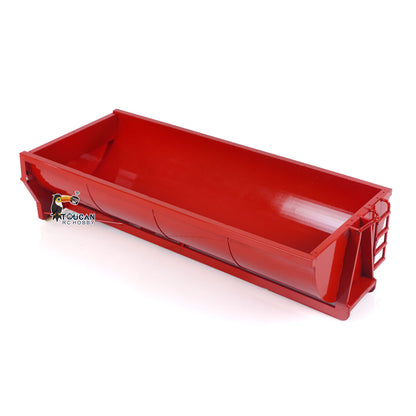 1/14 Metal U Shape Bucket for 10x10 Remote Control Hydraulic Roll On Off Tipper 8x8 RC Full Dumper 770S Model Upgrade Part