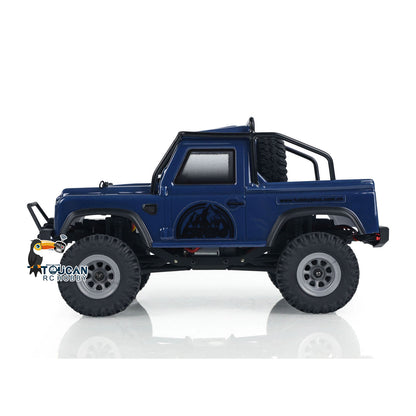 In Stock 1:24 4x4 4WD RC Off-road Vehicles Mini Remote Control Climbing Crawler Car DIY Simulation Model ESC Servo Light System
