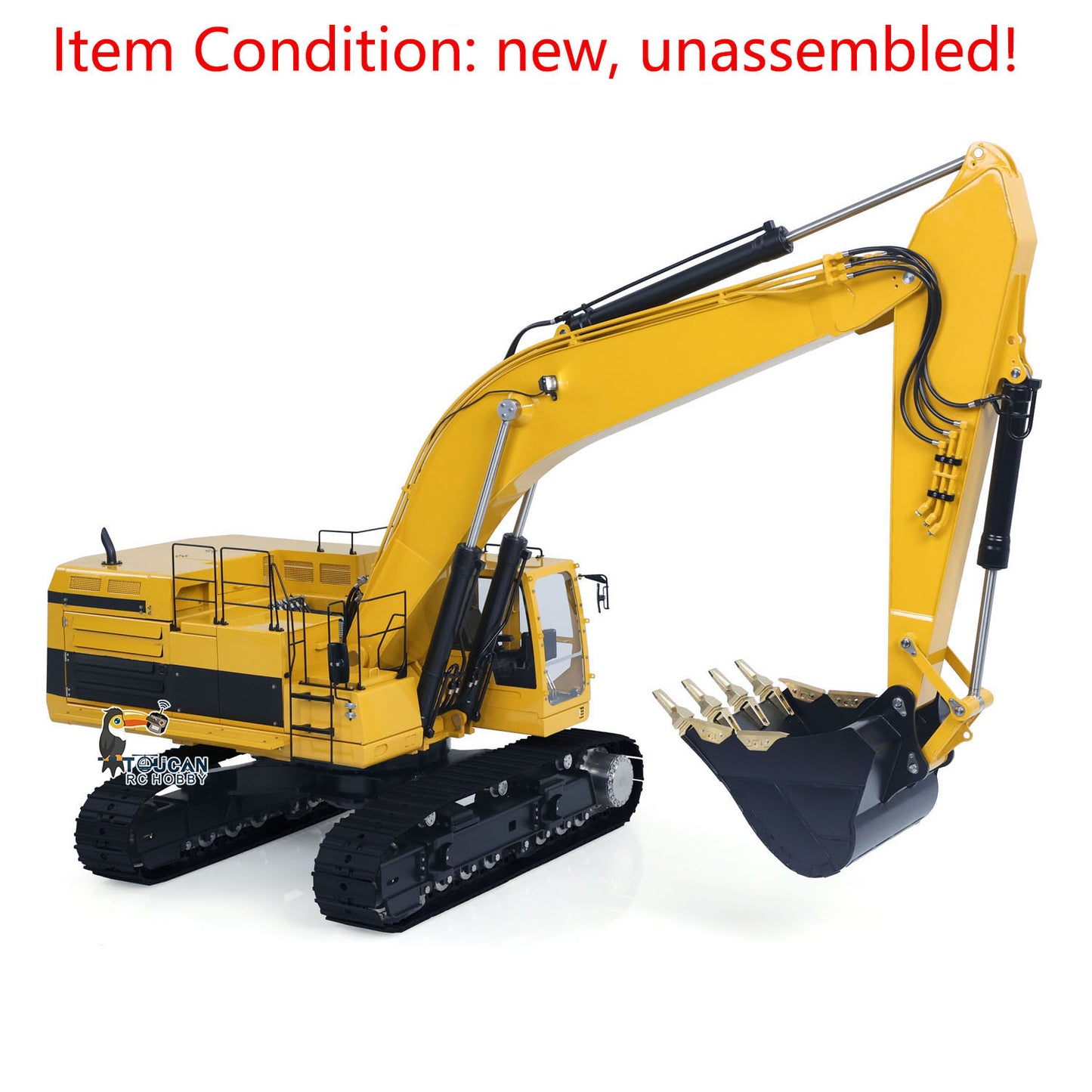 Metal LESU 1/14 Hydraulic RC Excavator C374F Unassembled KIT Model Remote Control Digger Heavy Machine 6CH Valve LCD Screen