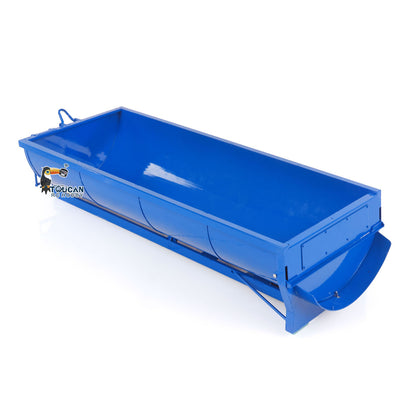 1/14 Metal U Shape Bucket for 10x10 Remote Control Hydraulic Roll On Off Tipper 8x8 RC Full Dumper 770S Model Upgrade Part