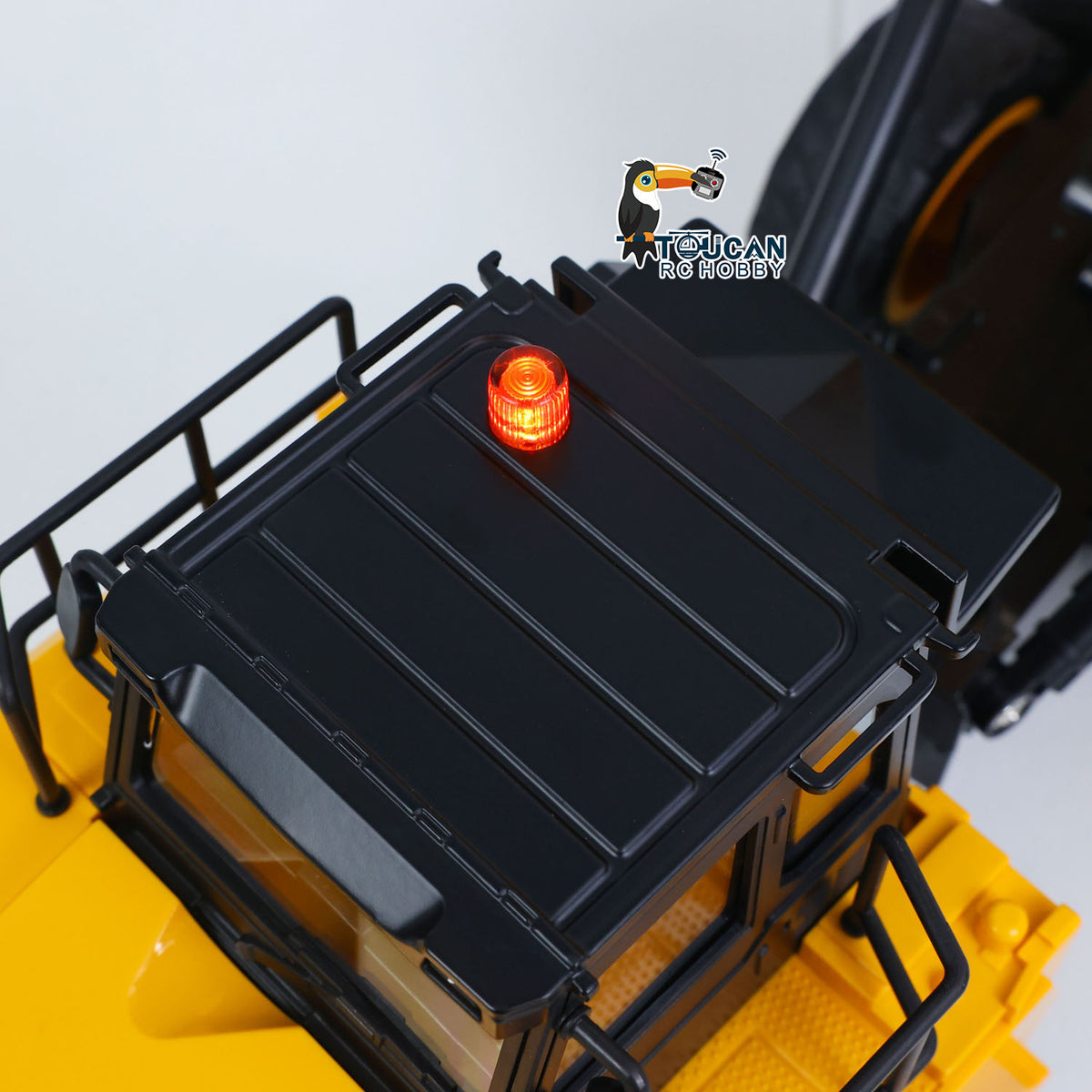 TOUCAN RC HOBBY HUINA 553 1/16 Half Metal Electric Remote Control Dump Truck RC Construction Vehicle Tipper Lights Sounds Effect RTR Model