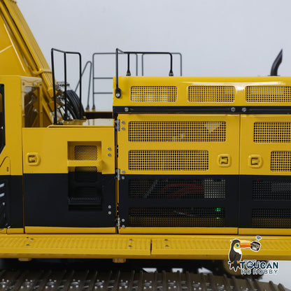 In Stock LESU 1/14 Metal Hydraulic RC Excavator C374F Remote Control Heavy Construction Digger Model Paladin PL18EV LITE 6CH Valve Sound Light Battery LCD Screen Motor