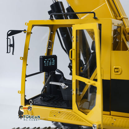In Stock LESU 1/14 Metal Hydraulic RC Excavator C374F Remote Control Heavy Construction Digger Model Paladin PL18EV LITE 6CH Valve Sound Light Battery LCD Screen Motor