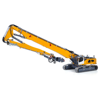 Second Hand 1/14 RC Full Hydraulic Demolition Excavator LESU LR960 RTR Digger Frsky XE Radio