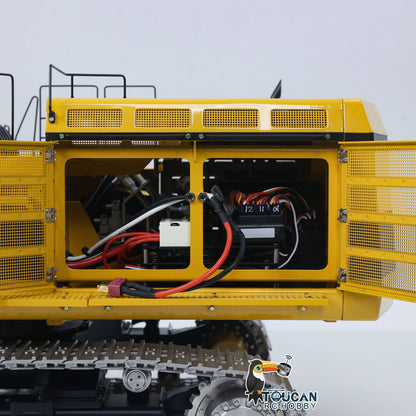 LESU C374F 1/14 Metal Hydraulic RC Excavator B0001 RTR PL18EV Lite Radio Controller LCD Screen Hobbywing Brushless ESC Sound & Light System