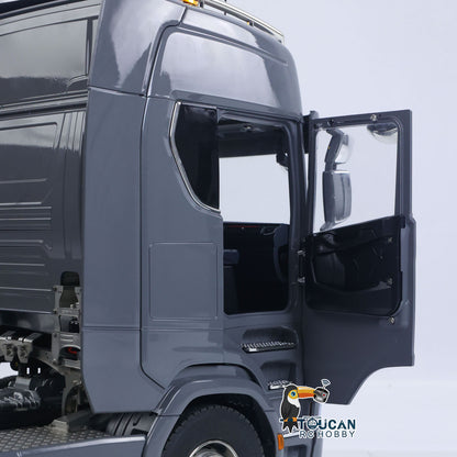 Metal Chassis Fifth Wheel 4X4 1/14 3Speed Radio Control Tractor Truck 770S Axle Locks Brushed ESC Motor Light System No Battery