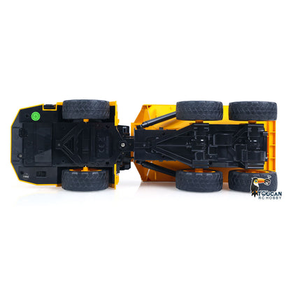 TOUCAN RC HOBBY HUINA 553 1/16 Half Metal Electric Remote Control Dump Truck RC Construction Vehicle Tipper Lights Sounds Effect RTR Model